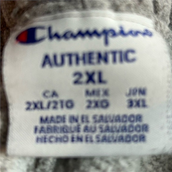 Champion Men's 2XL Gray Jogger Sweatpants Elastic Waist Activewear - Picture 6 of 8